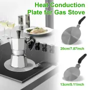 Heat Diffuser Plate Stainless Steel Induction Adapter Plate 13cm/20cm gufaD