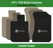 Lloyd Loop Front Mats for '71-76 Centurion w/Buick Multi Shield w/Silver on Grap