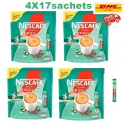 4Packs Nescafe Proslim Protect Instant Coffee 3in1 Diet Slimming With Fiber 17sa