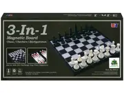 CHESS/CHECKERS 3-in-1 MAGN.14" (CHS001806)