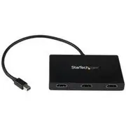 StarTech Use this adapter to connect three independent displays to a single mDP 1.2 port MSTMDP123HD