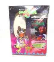 RARE SEALED 1996 SPACE JAM BASKETBALL TRADING CARDS BOX WITH JORDAN FIGURINE