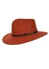 Thomas Cook Wanderer Crushable Wool Felt Hat in Ochre