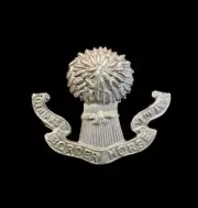Lothians & Border Horse Yeomanry Cap Badge Hallmarked Silver