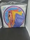 Vintage 1996 Intex Wet Set 72" x 27" Pool Float Lounge Red Air Mat Mattress
