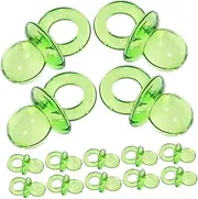 Generic 200pcs Baby Boy Shower Favors Acrylic Pacifiers Baby Shower Game Baby Boy Decorations Mini Acrylic Pacifier Baby Shower Table Decorations Baby Pacifier Game