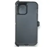 Case For iPhone 12 Pro Max 6.7Inch Screen Phone Black Hard Shell Pant Clip Cover