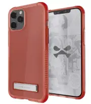 Clear Pink Case Silicone Metal Kickstand for Apple iPhone 12 Pro Max Ghostek NEW