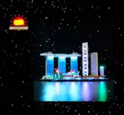 Brick Shine - GC Light Kit for LEGO® Architecture Singapore 21057