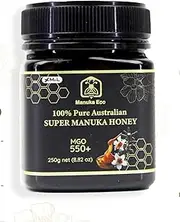 Manuka Eco - ManukaHoney MGO550+, 100% Pure Australian Honey. Certified. Guaranteed. RAW. Non-GMO - - Natural anti-inflammatory, good for the digestive system (250gr)