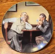 1988 Norman Rockwell Knowles "Best Friends" W/COA NIB FREE SHIPPING.