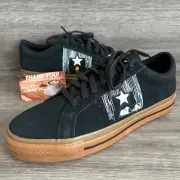 Converse Peanuts Snoopy Woodstock One Star Black Gum Size 9 Men's NWB
