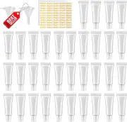 110Pcs 10ml Empty Lip Gloss Tubes, Refillable Containers for Balm & Cosmetics
