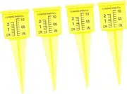 Outanaya Rain Gauge Outdoor 4pcs Set Rainfall Measuring Cup Easy to Use Rain Gauge for Yard Garden Terrace