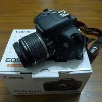 在飛比找蝦皮購物優惠-【出售】Canon 600D 數位單眼相機 彩虹公司貨 9成