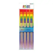 8pc Gamago Bamboo Chopsticks Set Reusable Noodle/Food Utensil Show Your Pride