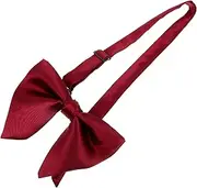 [VALICLUD] Stylish Double Bow Tie for Men Pre Tied Tuxedo Accessory for Weddings and Formal Events Durable Polyester Material Elegant Design for Groom and Groomsmen