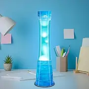 Meafular Lava Lamp, Blue Sky & Sea Motion Lamp, White Wax in Blue Liquid Motion Lamps, Magma Lamps for Yoga Relaxing Mood, Relaxing Night Light for Home Decor Living Room Office Bedroom Great Gift
