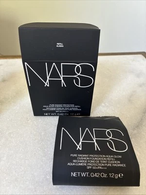 Nars Pure Radiant Protection Aqua Glow Cushion Foundation SPF 50 ALASKA Refill