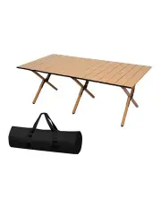 [Levede] Foldable Camping Table in Oak