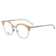 FENDI 復古眉框圓框 光學眼鏡 (粉膚色)FF0165
