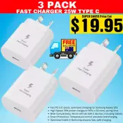 3 PACK Type C Fast Wall Charger USB-C Power Adapter iPhone Samsung AU30%OFF
