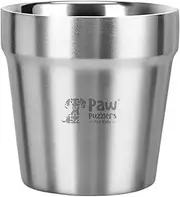 Stainless Steel Cup for Kids and Toddlers, Montessori Stainless Steel Sippy Cup, Non-Toxic, BPA, Silicone and Plastic Free Healthy Premium Metal Drinking Cup,1 Cup, 7.5cm, 175ml