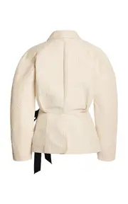 [Lanvin] Belted Silk-Blend Jacket
