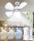 Socket Fan Light Ceiling Fans with Lights and Remote Dimmable LED Ceiling Fan...