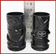 THE KRAKEN BLACK SPICED RUM PLASTIC TIKI HEAD DRINKING CUP BLACK FREE SHIPPING