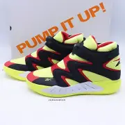 Size 13 Men's Reebok Instapump Fury Zone Basketball Shoes G55142 Acid Yellow