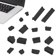 Anti Dust Plug - PC Interface Stopper - 16PCS Dust Plugs Covers, Soft Silicone Computer Port Anti Dust Plugs, Dust Covers Stoppers for Computer PC Laptop Port, RJ45 USB Audio Type C Plugs