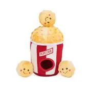 Zippypaws Burrow Popcorn Bucket Interactive Soft Dog Toy