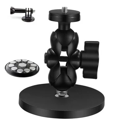 Magnetic Camera Mount, Heavy Duty Base Kit for GoPro Hero 13/12/11/10/9 USMG-01