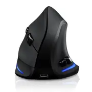 Wireless Mouse Tri-Mode (BT 5.0/3.0+2.4GHz), Ergonomic Vertical Mouse with 3 ...