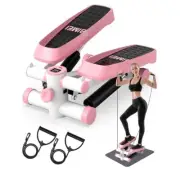 Stepper, Mini Stair Steppers with Resistance Bands, Aerobic Fitness Stepper T...