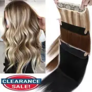 Russian 100% Remy Human Hair Extensions Secret Wire In Long Weft One Piece Curl