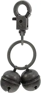 Toyvian Brass Pet Bell Keychain Elegant Decorative Charm for Cats Dogs Melodious Sound for Training Versatile Accessory for Collars Backpacks for All Occasions