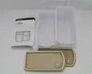 Tupperware Shelf Smart Set Slim Rectangular #1, #2 Storage Containers New!