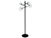 Aksel 4 Light Floor Lamp in Black