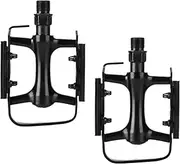 Flat Pedals | 2 Pack Road Bike Pedals - Non-Slip 9/16 Inch Foot Pegs, Cleats, Cycling Accessories for Mountain Road Touring Bikes