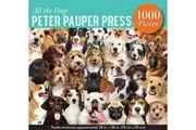 Peter Pauper Press Jigsaw Puzzle 1000 Pieces - All The Dogs 333919
