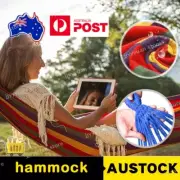320KG Double Hanging Hammock Outdoor Garden Travel Beach Swinging Bed Camping OZ