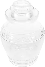 [BIUDECO] 1Pc Large Capacity Glass Pickle Jar Sealed Kitchen Storage Container for Vegetables Random Style for Home Fermentation and Food Storage