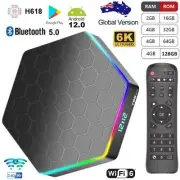T95Z Plus Smart Android 12.0 TV Box Quad Core WIFI 6 H618 6K HD Stream Play AU