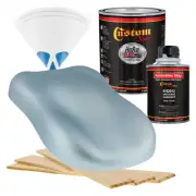 HOT ROD FLATZ Frost Blue Metallic Quart Kit URETHANE Flat Auto Car Paint Kit