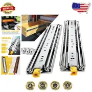 Corrosion-Resistant Drawer Slides with Lock - Full Extension, 500 lb Capacity