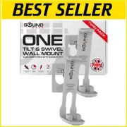Twin Wall Mount Brackets for Sonos ONE - Tilt & Swivel Adjustable Design