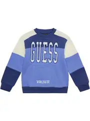 GUESS Blue Active Jumper Size: 5, Cotton