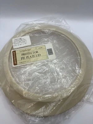 Longaberger silicone pie plate lid